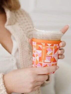 Sok It JavaSok Iced Coffee & Cold Soda Insulated Neoprene Cup Sleeve-Take Shape